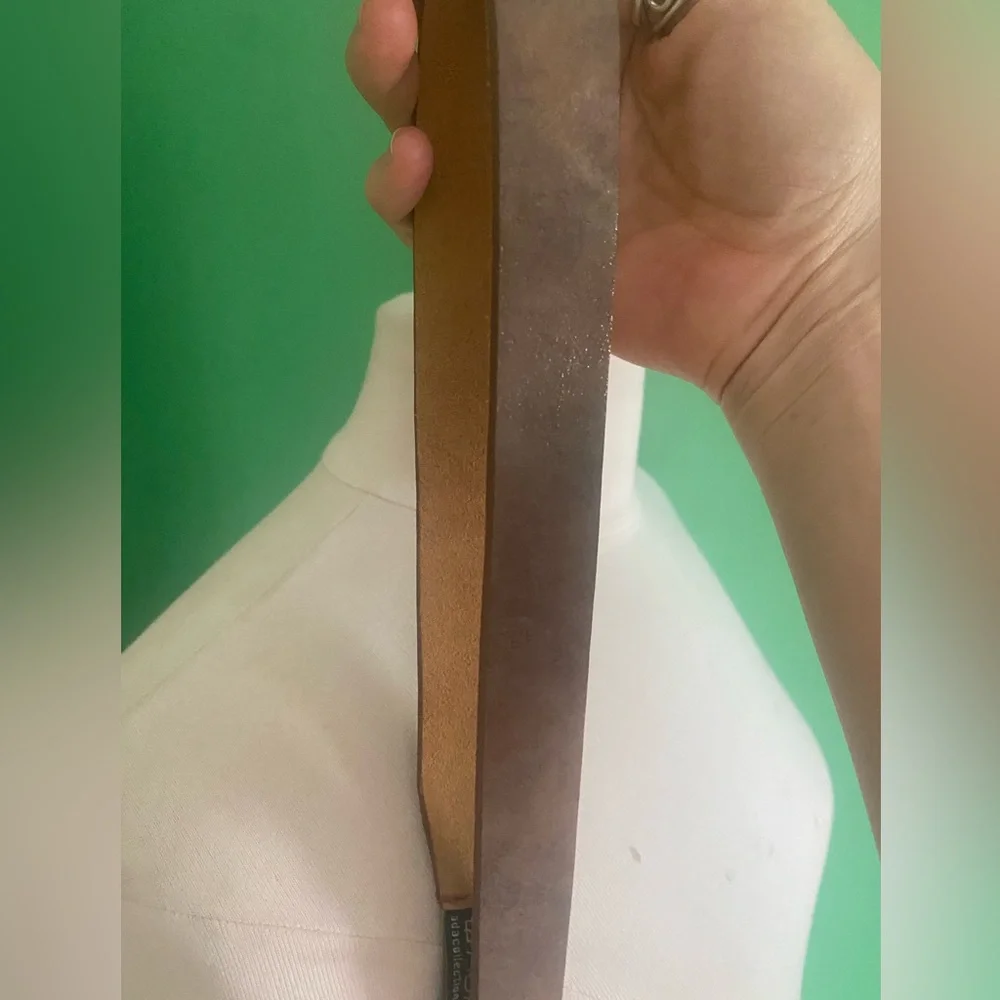 Ada Metallic Brown Wrap Belt